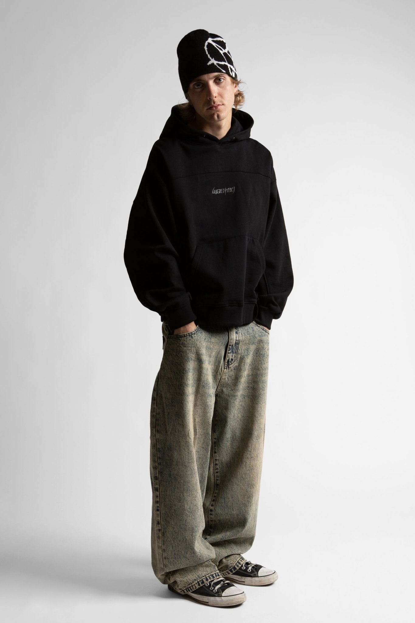 Hoodie Boxy Switchblade - WASTED PARIS