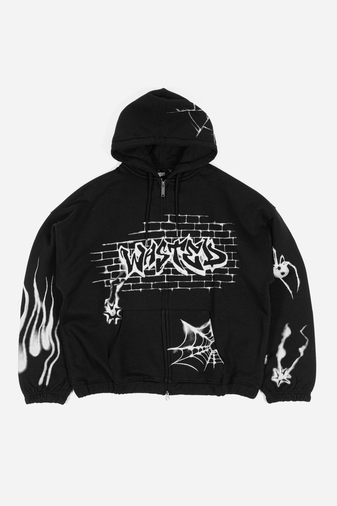 Hoodie Zip Boxy ATM - WASTED PARIS
