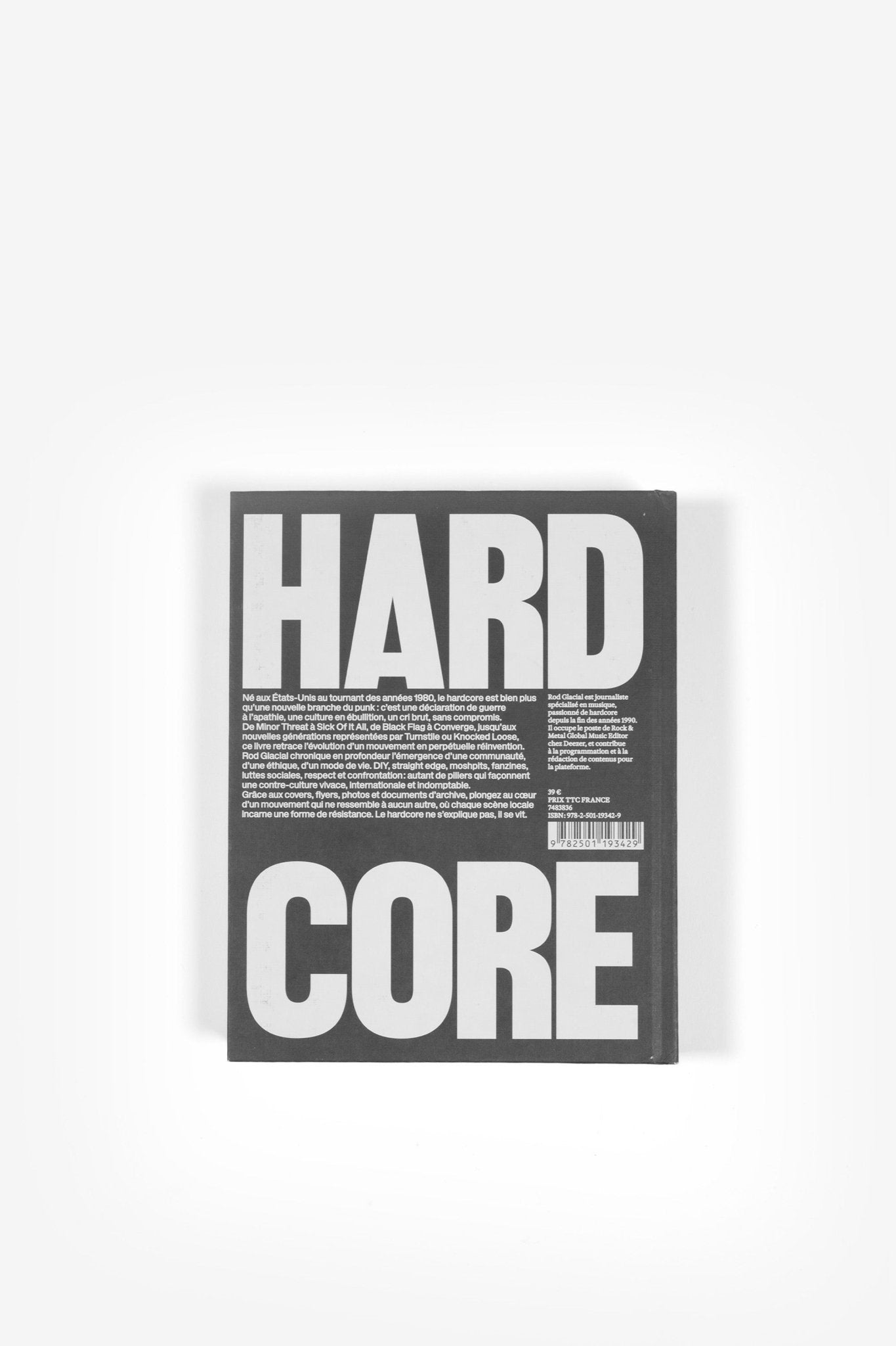 Livre Hardcore par Rod Glacial - WASTED PARIS