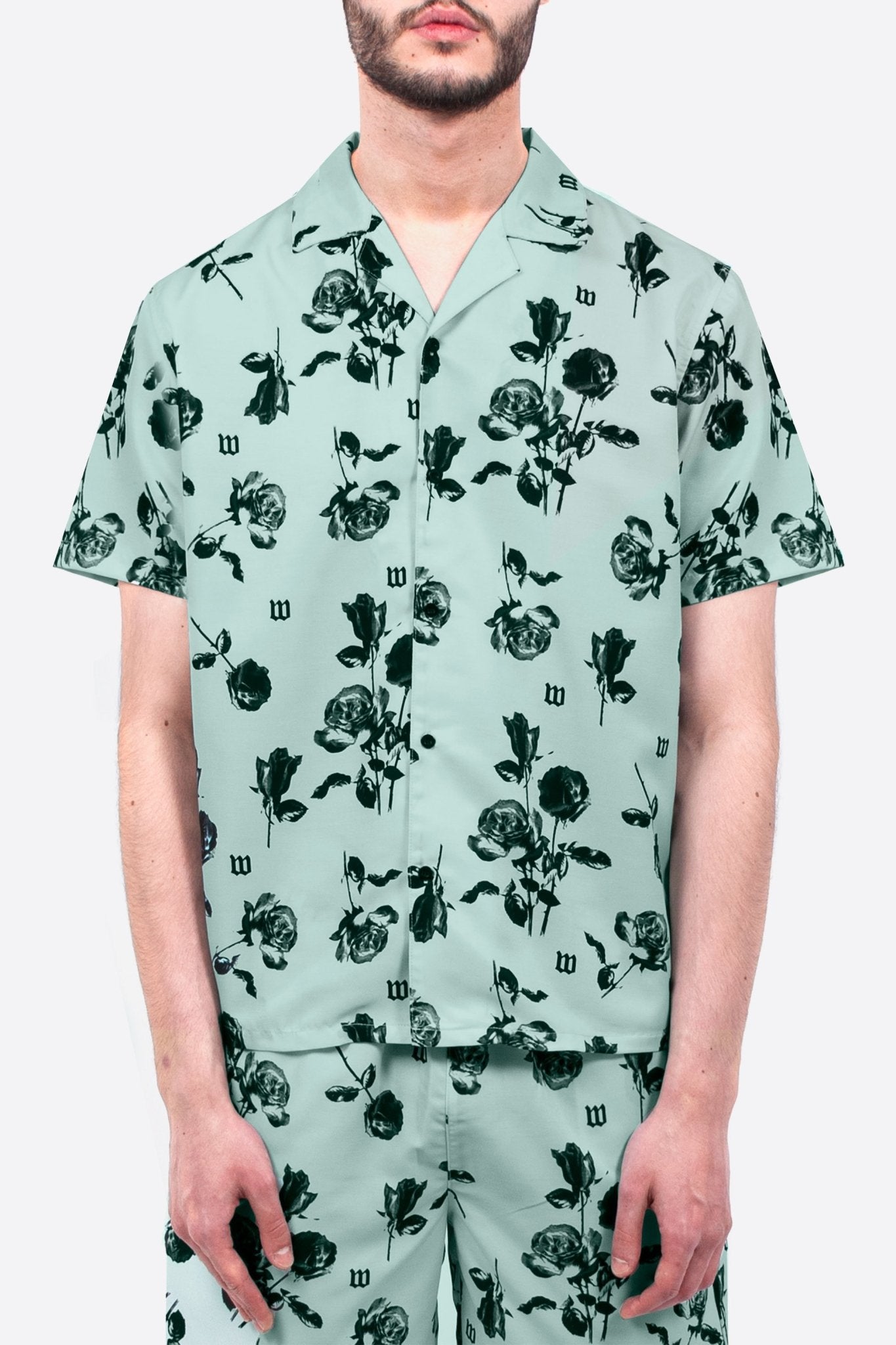 Chemise All Over Charming Menthe - WASTED PARIS