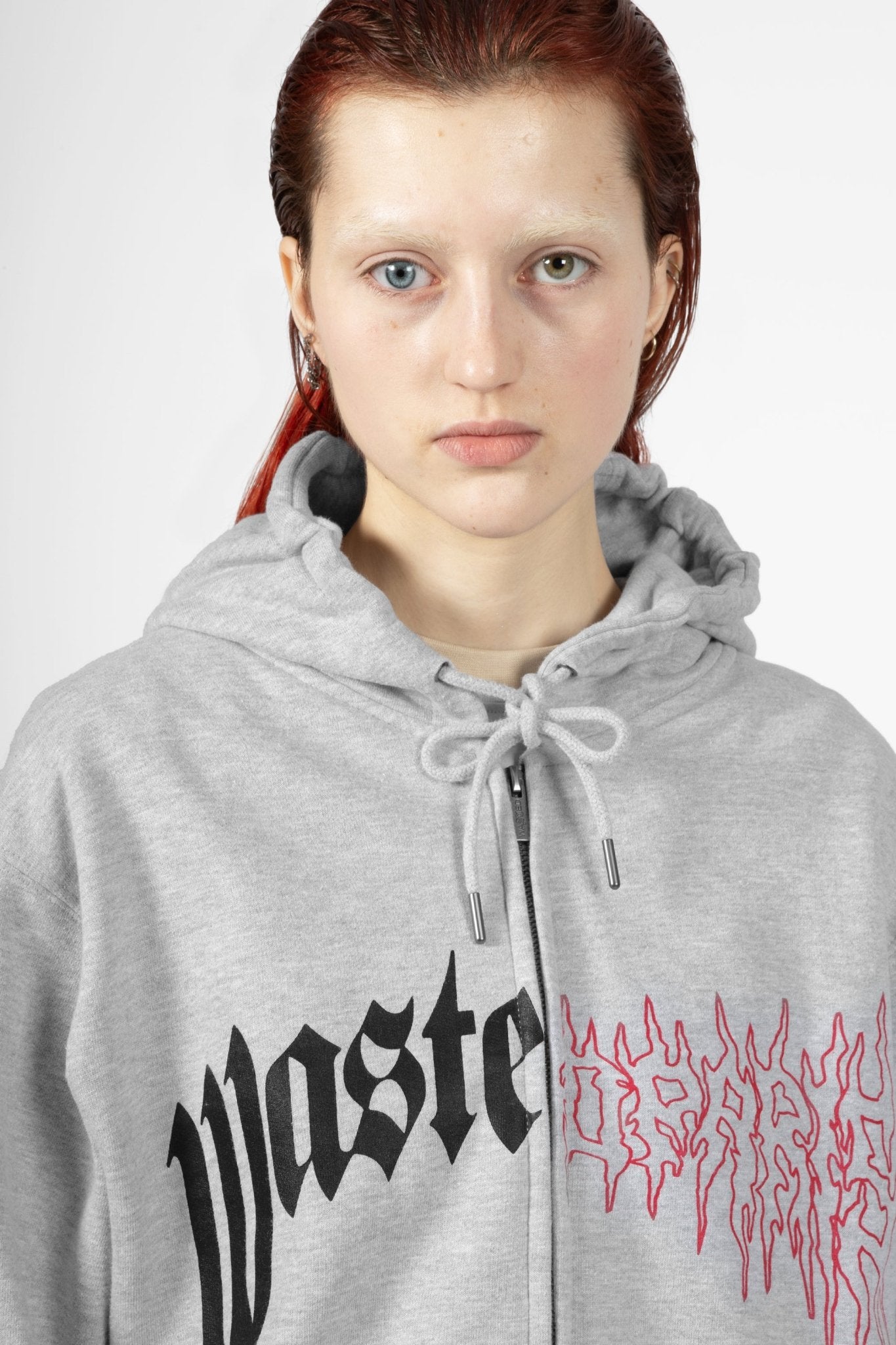 Hoodie Zip Dark Pitcher - WASTED PARIS