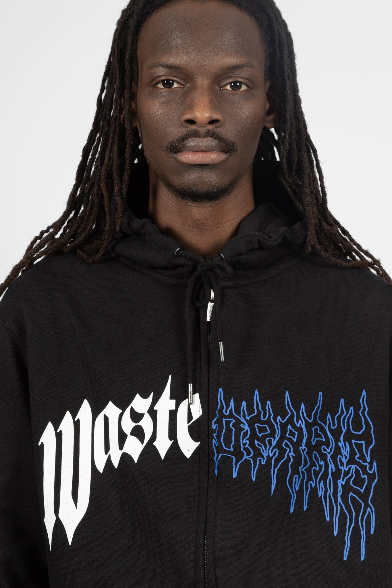 Hoodie Zip Dark Pitcher - WASTED PARIS